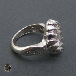 ring without stones - 2 - 11352 رکاب تک نقره مردانه کد 11352