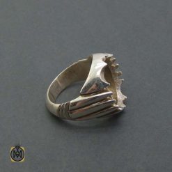 rinh without stones- 2 - 11343 رکاب تک مردانه نقره کد 11343