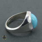 انگشتر فیروزه مردانه نیشابوری دست ساز