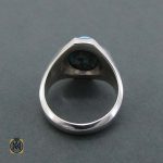 انگشتر نیشابوری صاف مردانه دست ساز