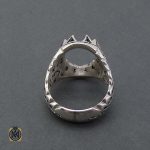 انگشتر رکاب تک مردانه شبکه ای کد 11346