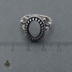 رکاب تک مردانه نقره - 4 - 11350 رکاب تک مردانه نقره مدل دور چنگ