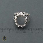 رکاب تک نقره شبکه ای دست ساز مردانه