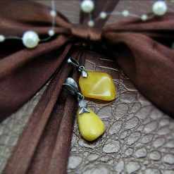 Amber Medal مدال کهربا اصل بولونی طبیعی کد 3499