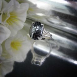 Hematite ring - 1 انگشتر حدید هفت جلاله اصل زنانه