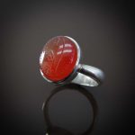 Yemeni agate ring انگشتر عقیق یمن شرف شمس اصل زنانه