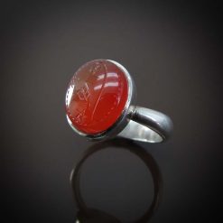 Yemeni agate ring انگشتر عقیق یمن شرف شمس اصل زنانه