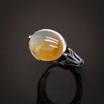 Yemeni agate ring انگشتر عقیق یمن مردانه اصل شرف شمس
