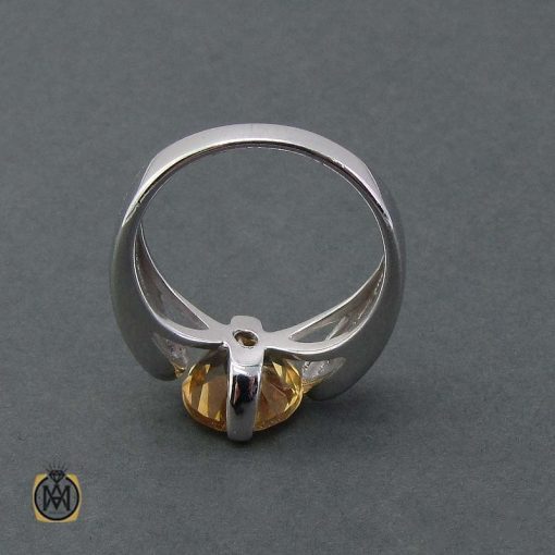 انگشتر اصل سیترین طلایی زنانه ممتاز