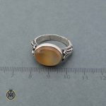 انگشتر عقیق یمن مردانه شرف شمس - 5 انگشتر شرف شمس اصل عقیق کد 11359