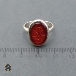 انگشتر عقیق یمن یا قدیم الاحسان - 5 انگشتر حکاکی شده زنانه عقیق یمن اصل