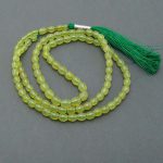 تسبیح اصل شاه مقصود زرد رنگ - 4 تسبیح شاه مقصود 101 دانه کد 4514