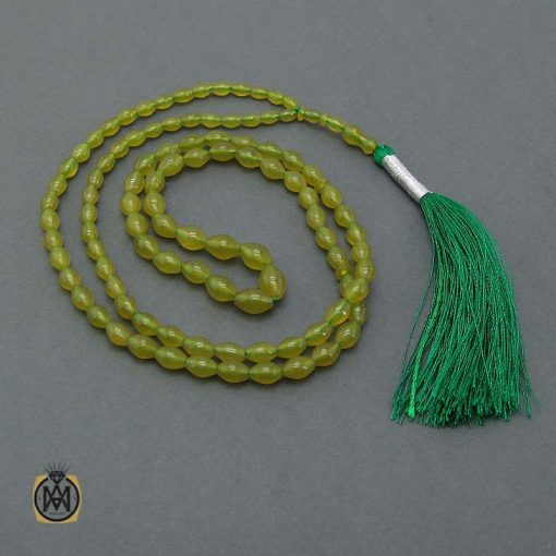 تسبیح شاه مقصود زرد رنگ اصل - 3 تسبیح اصل 101 دانه شاه مقصود زرد