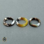 انگشتر سنگی عقیق اصل سلیمانی تمام حلقه